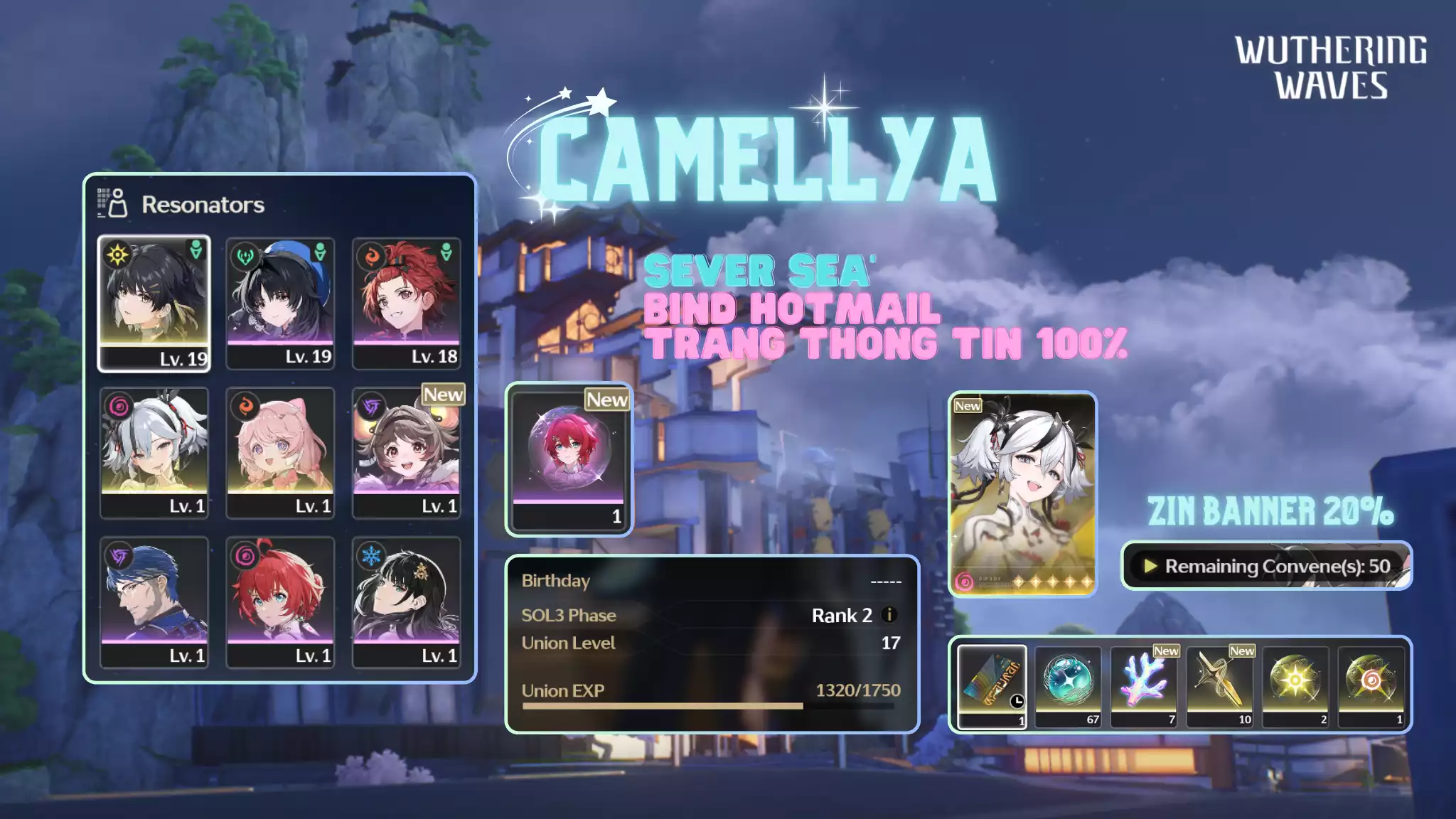 [Sea] [UL17] Camellya [đã lệch]